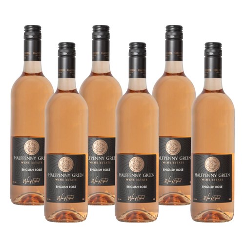 Case of 6 Halfpenny Green English Rose Wine 75cl